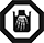 Corrosive warning icon