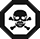 Hazardous waste warning icon