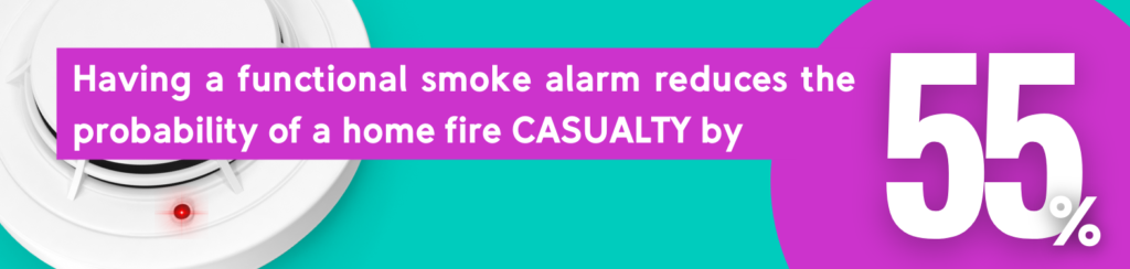 Smoke Alarm improves home safety