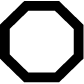 danger black hexagon icon